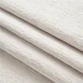 Detaillierte Makroaufnahme von weichem, cremefarbenem Chenille-Stoff für Sofabezüge - Standard / Off-white (F8583-1)