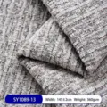Tela de chenilla gris patrón montaña para sofá, variante SY1089-13, peso de 360gsm - 1m / Gris (1089-13)