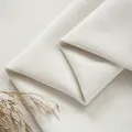 Thick textured off-white linen fabric material for sofa covers and pillowcases - Standard / Beige