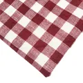 Close-up of red and white checkered linen fabric for tablecloths and cushions. - 1.5mx1m / Red White Plaid