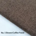 No. 5 coffee brown thickened linen fabric for sofa and cushions - Brown Coffee