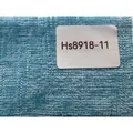 Muestra de tela de chenilla azul claro gruesa con textura a rayas para fundas de sofá - Estilo Azul Claro (Hs8918-11)