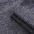 Premium grey and black chenille fabric with textured mountain pattern for sofa upholstery - 2608-18雾蓝星点