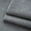 Tela de chenilla gris texturizada para sofás, vista detallada de tacto aterciopelado - Gris Oscuro (8329-6)