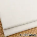 Premium thickened cotton linen fabric swatch in T1 off-white for DIY sofa upholstery - 1 Meter / Off White