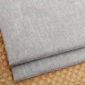 Thickened silver gray linen cotton fabric swatch for sofa upholstery and DIY crafts - 1 Meter / Silver Gray