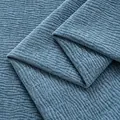Close-up of blue chenille fabric with a unique petal texture for upholstery and clothing - 12 # Light blue 1.0m length and width 1.46 / Other