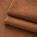Tela de sofá de chenilla marrón premium gruesa con textura de terciopelo para fundas - Marrón (8329-14)