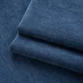 Tela de chenilla azul marino gruesa de alta calidad con textura de terciopelo para sofás y cojines - Azul Marino (8329-16)