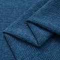 Premium blue chenille fabric with wave petal texture for sofa covers and apparel DIY material - 14 # Deep sea blue 1.0m length and width 1.46 / Other