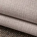 Textured beige thick cotton linen fabric for sofa upholstery and cushion covers. - Dusty Rose
