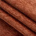 Dettaglio tessuto di ciniglia tinta unita rosso ruggine per tappezzeria e cuscini - Standard / Rosso Mattone Scuro (F8583-9)