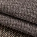 Thickened coffee brown textured coarse linen fabric for sofa seat cushions and upholstery - No 11 Coffee