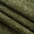 Tessuto in ciniglia intrecciato verde oliva di alta qualità per tappezzeria e cuscini - Standard / Verde Scuro (F8583-11)