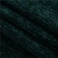 Tessuto per tappezzeria in ciniglia verde scuro con morbida trama vellutata per cuscini - Standard / Verde Inchiostro (F8583-13)