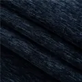 Dettaglio trama in tessuto di ciniglia intrecciata blu navy per divani e cuscini - Standard / Blu Profondo (F8583-15)
