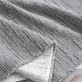 Premium grey meteor chenille fabric, thickened retro flannel for sofa and pillows. - Light Gray