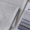 Morbido tessuto di velluto Baobao grigio spesso per fodere di divani fai da te e cuscini - Grigio Beige