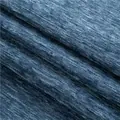 Dettaglio macro del morbido tessuto in ciniglia blu per tappezzeria e decori per la casa - Standard / Blu (F8583-18)