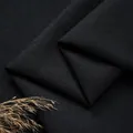 Primo piano di tessuto di lino spesso blu navy per divani e rivestimenti d'arredo - Standard / Nero Inchiostro