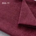 Tessuto di ciniglia bordeaux a trama incrociata per divani e cuscini, SKU 866-11. - 866-11 Rosso Vino