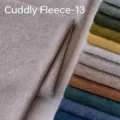 Premium thickened soft teddy fleece fabric swatch in muted mauve color 13 for DIY sewing - Beige Coffee