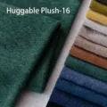 Premium thick dark green hug velvet plush fabric for DIY pillows and soft toys - Deep Forest Green