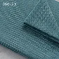 Tessuto in ciniglia verde acqua con trama a rilievo per tappezzeria, cod 866-20 - 866-20 Blu di Malta