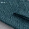Tessuto ciniglia a croce verde teal per divani e cuscini, trama modello 866-21 di qualità - 866-21 Blu Pavone