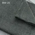 Vista dettagliata del tessuto ciniglia grigio scuro con trama incrociata per divani - 866-25 Grigio Feldispato