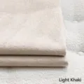 Premium solid color light khaki chenille fabric for sofa and cushions - Light Khaki