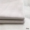 Grey textured chenille sofa fabric material for cushions and bay window mats - Gray