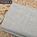 Tela de lino gris liso para fundas de sofá y cojines con una textura tejida gruesa - Gris Claro (YY2003-4)