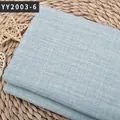 Tissu en lin bleu clair de haute qualité à texture grossière pour housses de canapé - Bleu Clair (YY2003-6)