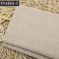 Tissu en lin beige à texture tissée visible pour l'ameublement et les loisirs créatifs. - Kaki (YY2003-7)