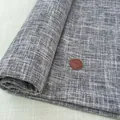 Tissu de lin de coton gris épais et durable pour le rembourrage de canapés et déco DIY - No. 5 Gris Cassé