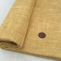 Tissu en lin épais de haute qualité avec texture bambou de couleur jaune moutarde - N°6 Or