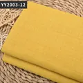 Tissu en lin jaune texturé pour le rembourrage de canapé et décoration - Jaune Doré (YY2003-12)