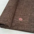Tissu épais en coton et lin marron à texture slub pour housses de canapé et DIY - No. 10 Café Clair