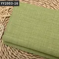 Tissu en lin vert olive durable avec une texture tissée épaisse pour canapés et coussins - Vert Clair (YY2003-16)