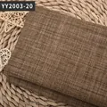 Tissu en lin et toile de jute marron foncé pour coussins de canapé décoratifs et épais - Café Clair (YY2003-20)