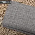 Tissu en lin gris de haute qualité avec texture tissée pour housses de canapé - Gris Chaud (YY2003-22)