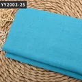 Tissu en lin bleu ciel de qualité supérieure pour housses de canapé et oreillers - Bleu Paon (YY2003-25)