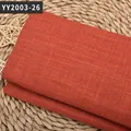 Tissu d'ameublement en lin orange de haute qualité pour canapés et housses de coussin - Rouge Clair (YY2003-26)