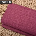 Tissu en lin magenta uni à texture grossière pour ameublement, canapés et coussins - Rouge Pourpre (YY2003-31)