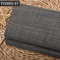 Tissu en lin gris foncé texturé et résistant pour canapé et housses de coussin - Gris Sésame (YY2003-37)
