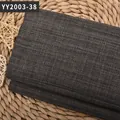 Échantillon de tissu en lin gris foncé pour canapés et coussins, SKU YY2003-38 - Gris Brun (YY2003-38)