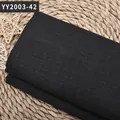 Tissu de lin épais noir pour housses de canapé et coussins de décoration - Noir