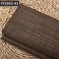 Variante de tissu en lin texturé marron foncé pour housses de canapés et décoration - Café
