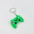 Creative mini green game controller keychain pendant for car keys and bag accessories - Green